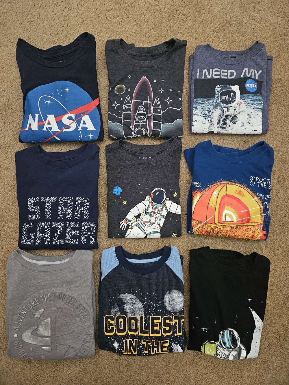 ❌SOLD Boys Outer Space Shirts